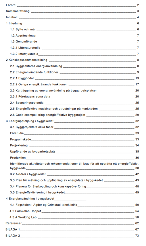 Rapport Energieffektiv byggproduktion